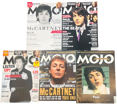 MOJO Magazine - Paul McCartney / The Beatles Covers - LOT of 5