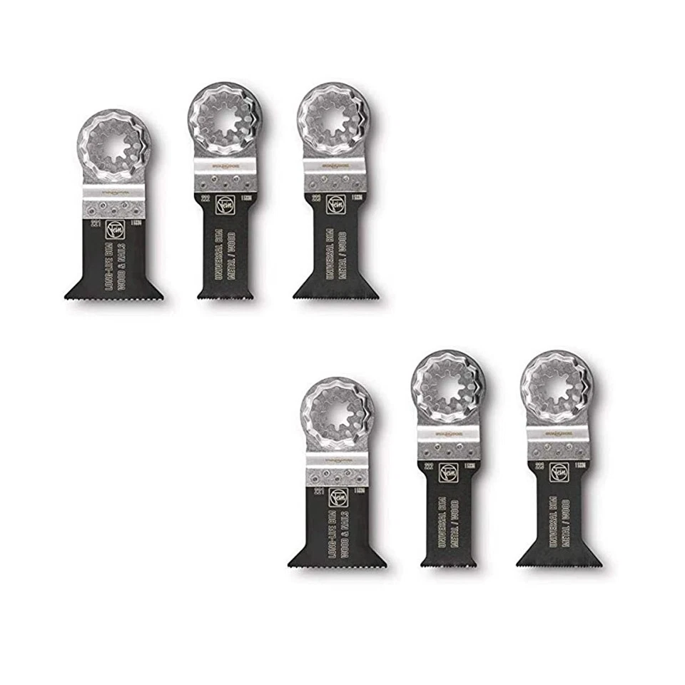 Fein 2 Pack of StarLock E-Cut Combo Wood & Metal Saw Blade Pack, 35222952140-2PK - Image 1 of 1