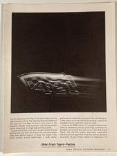 1964 Pontiac X Wide Track Tigers 421 Print Ad Michigan Shakedown Runs