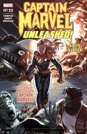 Captain Marvel #22 Clarke Captain Marvel Unleashed Horror Va Marvel Comic Book