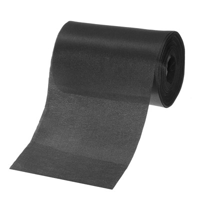 4 Zoll x 24 Yards Schwarz Satinband für Geschenk Dekoration
