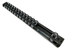 New Snap-on Las14sbk 14 Drive Sae Magnetic Black Socket Rail 18 - 58