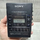 VTG Sony Walkman WM-F2081 AM/FM Radio Cassette PARTS ONLY Radio Works