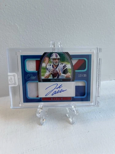 2021 Panini One - Josh Allen Quad Patch Autograph Blue /35