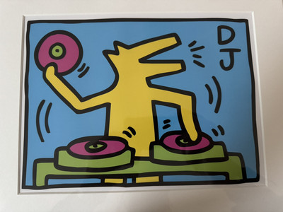 Keith Haring DJ Print wonderful