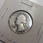 1943 WASHINGTON SILVER QUARTER