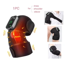 3-in-1 Heated Shoulder Knee Elbow Massage Pad Vibration Wrap Support Belt