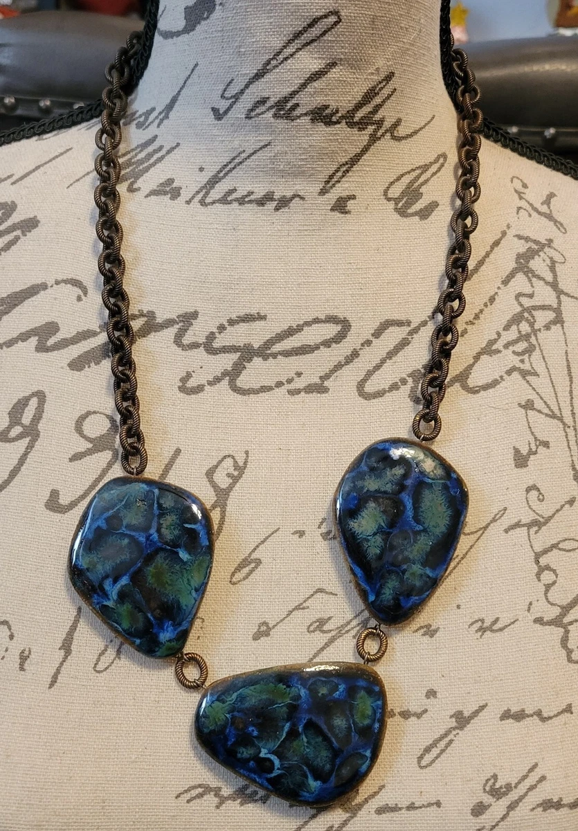Large gem shop necklace