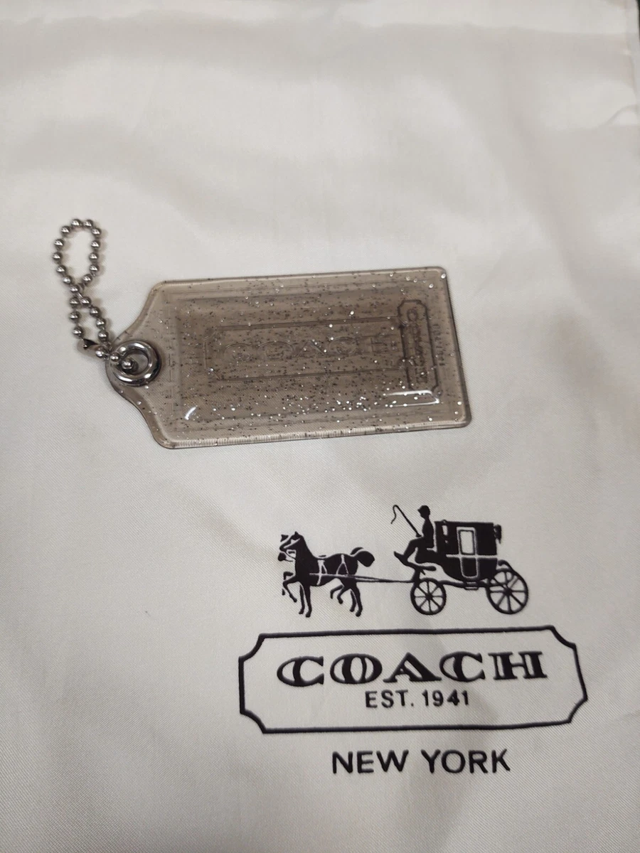 COACH Logo Acrylic Tag Charm Y2K 5本 CM Coach Acrylic Key Chains