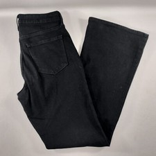 Old Navy Wow Flare High Rise Black Denim Jeans Womens Size 4