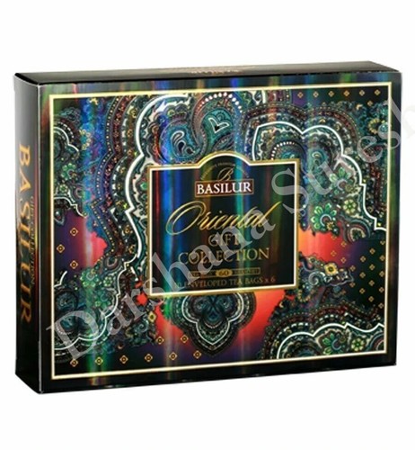 Basilur - Tea Gift Box Oriental Collection Assorted 60 Ceylon Bags free ...