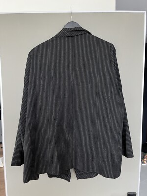 Manteau Sulu Kerstin Bernecker En Laine Exeter - Noir Et Blanc - Taille EG - Occasion Très Bon état