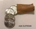 (1) Morgan Dollar 1878-1904 Au-Bu Uncirculated From OBW Estate Roll 90% Silver
