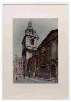 Ogilvy James Relics & Memorials of London City 1910 St Mary Le Bow Cheapside A3