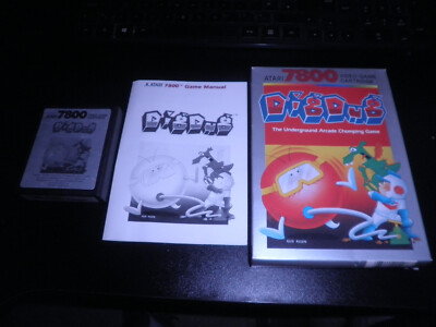 atari 7800 - dig dug - 100% komplett