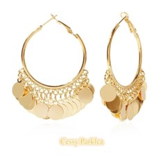 SN-B2-5 Belly Dance Gypsy Fortune Teller Arabian Bollywood Costume Earrings