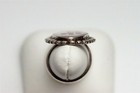 NAI Zuni MOP Coral Large Flower Sterling Ring Native American — photo 6