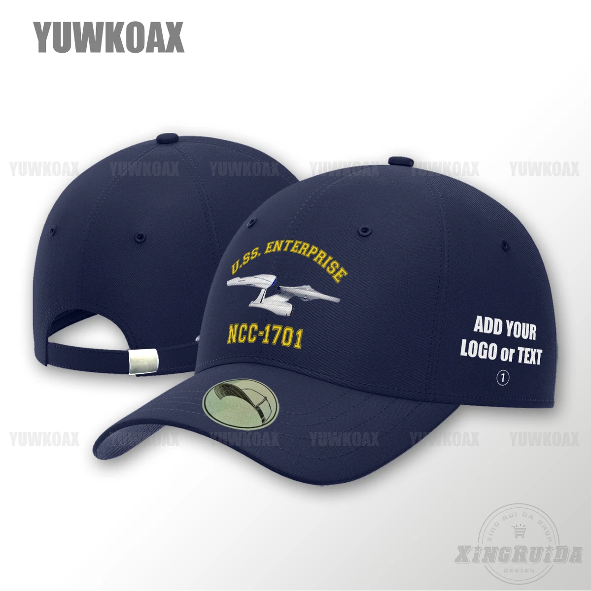 Star Trek USS Enterprise Baseball Cap Unisex Dad Hat Adjustable