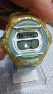 CASIO BABY-G G-File 2165 BG-151 RARE Men`s Watch Blue Nylon Strap CASIO BABY-G G-File 2165 BG-151 RARE Men`s Watch Blue Nylon Strap