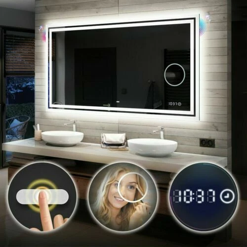 1 Articles et textiles transparents verre pour la salle de bain