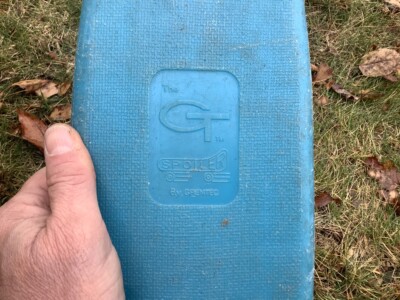 1970s Vintage GRENTEC GT SPOILER Neon BLUE - SKATEBOARD Burbank