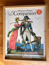 Framed Original Woman’s Home Companion Cover (June 1927) – Nautical-Themed Art