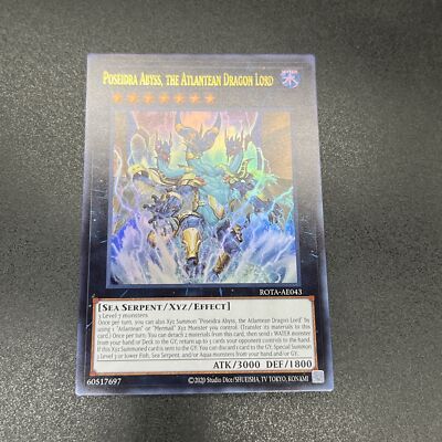 yugioh poseidra deck Amazon.com: Yu-Gi-Oh! - Poseidra, The Atlantean Dragon (SDRE-EN001) -  Structure Deck: Realm of The Sea Emperor - 1st Edition