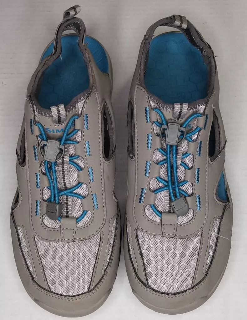 Simms Riprap Water Sandals Womens Size 10 EUR 41 Gray Wading Fly Fishing  Shoes