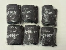 New Ansell HyFlex 11-840 6-PACK Nylon Light Duty Gloves Size 9  (GU-2)