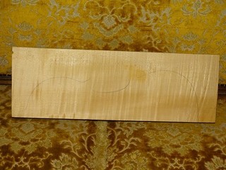 Tonewood tonewood great Bosnian flamed maple f violin flamed old violin back