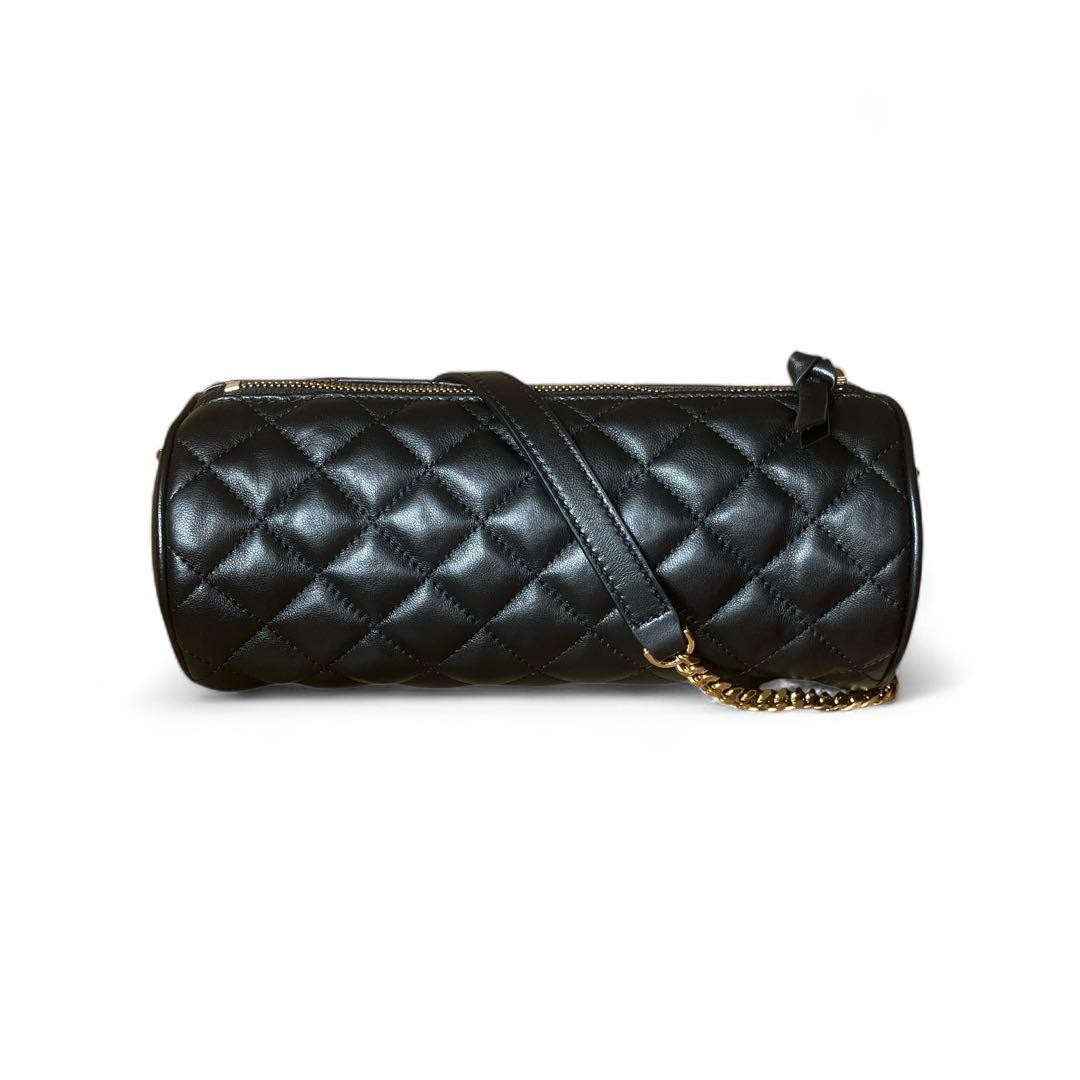 Versace Medusa Leather Shoulder Bag Black Authentic Used thumbnail 2