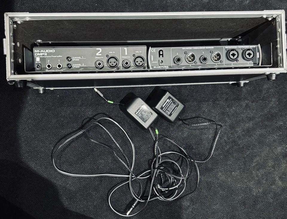 M-Audio DMP3 4ch Mic Instrument Preamp Presonus BlueTube Power Used - Image 2 of 3