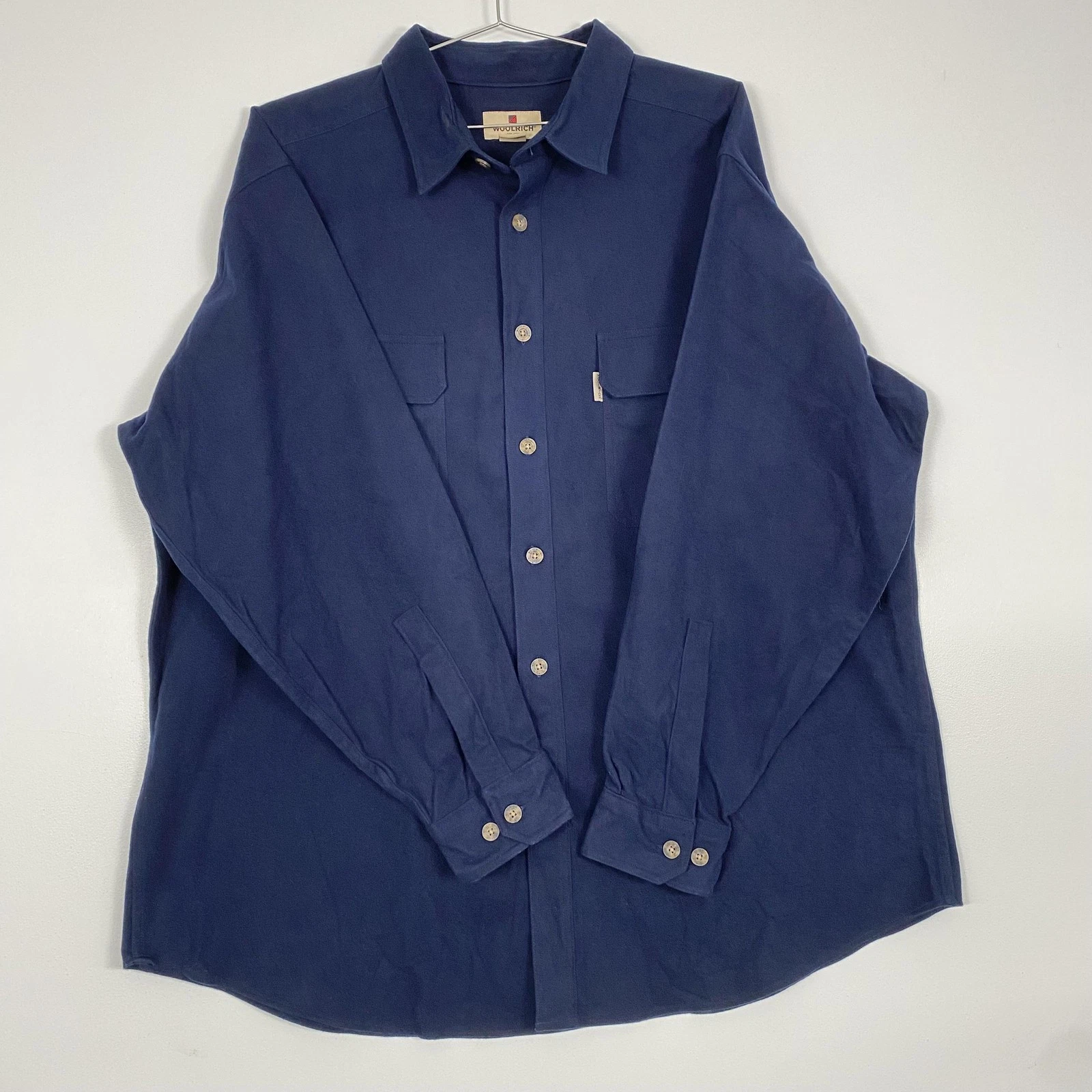 Woolrich Shirt Mens 2XL Deep Navy Flannel Button Front Outdoor Workwear Casual
Opens in a new window