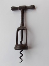ANTIQUE CORKSCREW HERCULES TYPE SPRING ASSISTED ALL METAL GOOD SPRING & SPIRAL