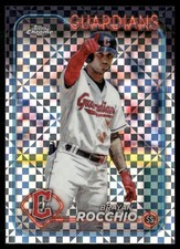 Brayan Rocchio 2024 Topps Chrome X-Fractor Cleveland Guardians #113