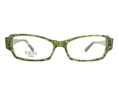 Jean Lafont Eyeglasses Frames FACILE 444 Green Reptile Cat Eye 52-17-142