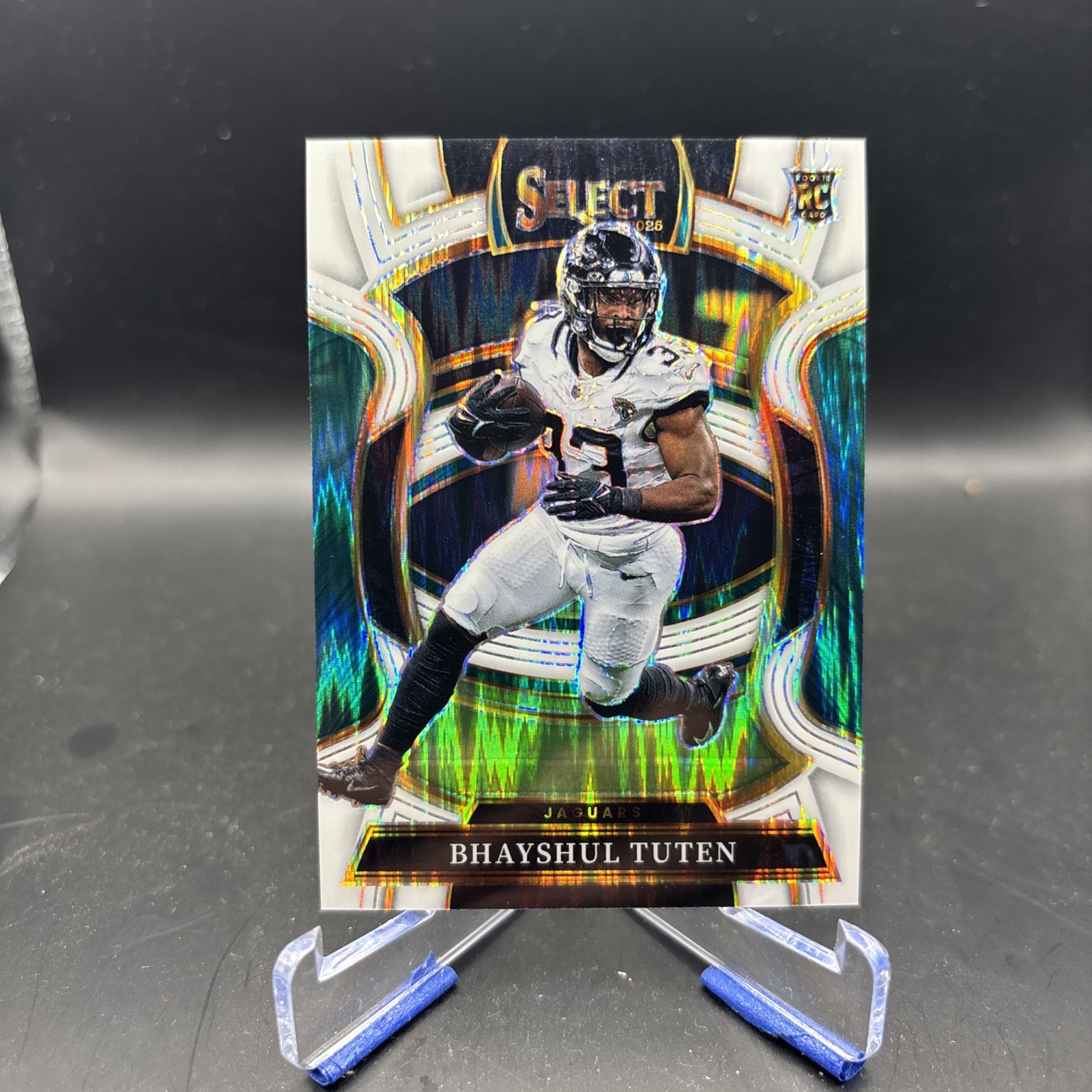 Panini Select 2025 Bhayshul Tuten Jaguars #29 White Prizm Shock! #'d 432/799