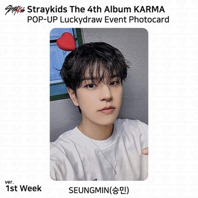 Stray Kids 4th Album Karma POP-UP STORE 1st Week LuckyDraw