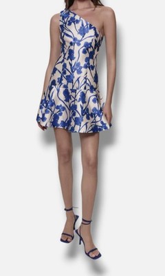 beige dress with blue flowers Phoebe Midi Dress  Cream & Blue Floral