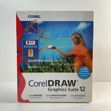 COREL CorelDRAW Graphics Suite 12 Factory Sealed NOS
