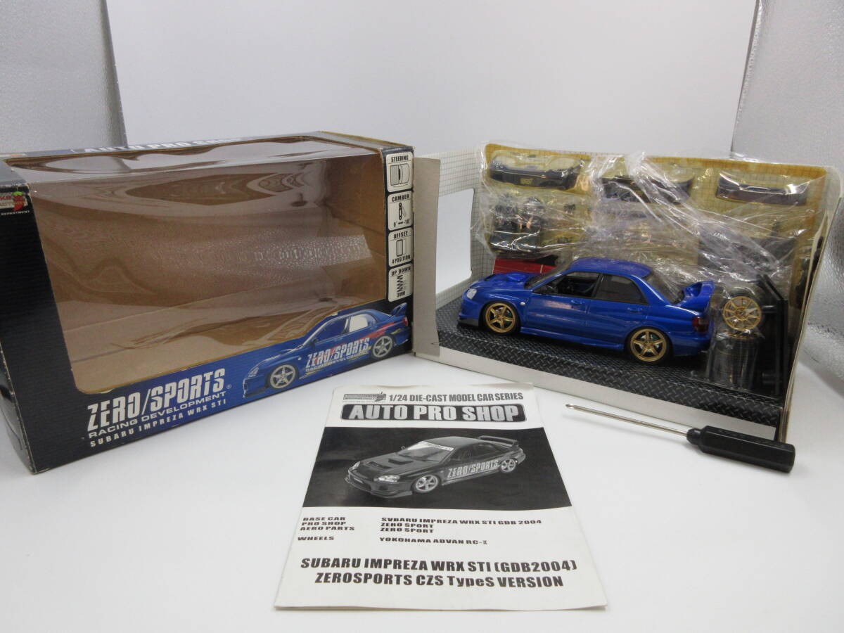 1/24 AUTO PRO SHOP Hot Works Subaru Impreza WRX STI GDB2004 ZERO
