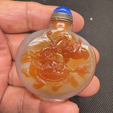 玛瑙主要古董中国鼻烟壶| eBay