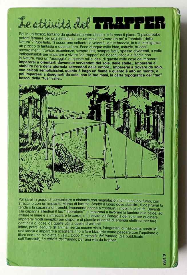 LE ATTIVITA' DEL TRAPPER, A. Mercanti - 1a ediz. Club Giovani Editori 1982 - Immagine 4 di 4