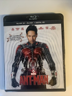 Ant-Man 2-Disc 3D BD Combo Pack [Blu-ray] DVDs