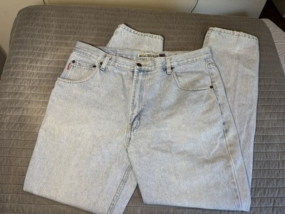 Men's Denim BUGLE BOY 705 Blue Jeans * Light Wash 38 x 32 vintage 90 s grunge!