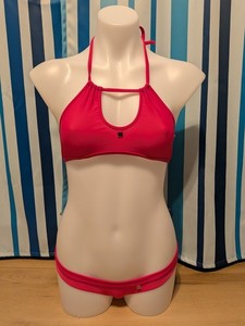 Wicked Weasel 497 Pink Bikini Medium Top and Large Bottom