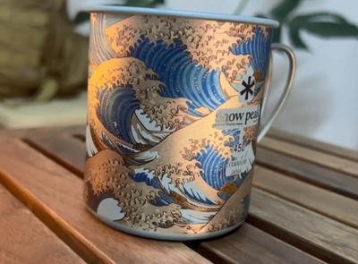  peak カップ NEW Snow Peak Titanium Mug 450 Kanagawa Wave MG-143 Limited