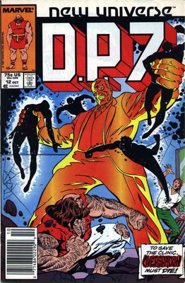 D.P.7 #12 (Newsstand) VG; Marvel | low grade - New Universe Mark Gruenwald - w/B