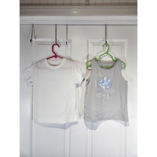 Girl's sz 6 6X LOT of 2 Summer T Shirt Unicorn Tank Top Place Wonder Nation