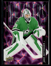 2025-26 Upper Deck Series 1 Pink Dazzlers #DZ-22 Jake Oettinger